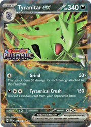 Tyranitar ex (Prismatic Evolutions Stamp) Miscellaneous Cards & Products Double Rare 064/131