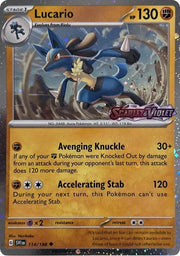 Lucario (Scarlet & Violet Stamp) 114/198 (Miscellaneous Cards & Products)