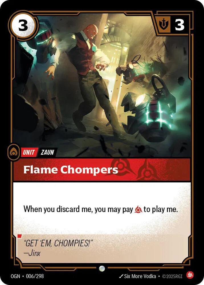 Flame Chompers 006/298 · Normal (Origins)
