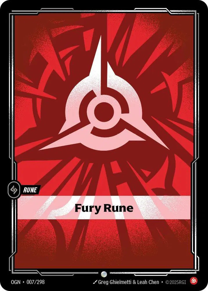 Fury Rune 007/298 (Origins)
