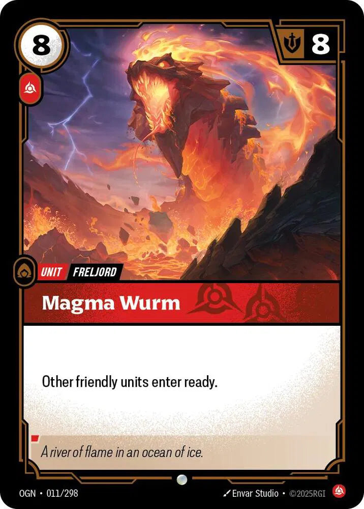 Magma Wurm 011/298 · Normal (Origins)