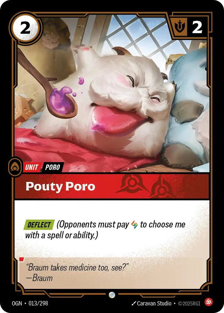Pouty Poro 013/298 · Normal (Origins)