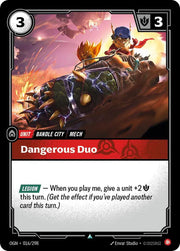Dangerous Duo 016/298 · Foil (Origins)