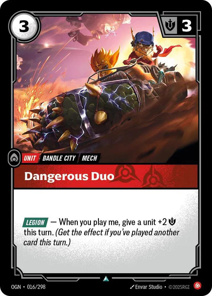 Dangerous Duo 016/298 · Foil (Origins)