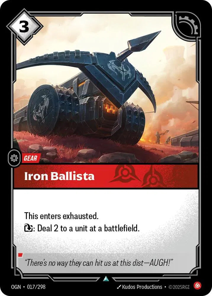Iron Ballista 017/298 · Normal (Origins)