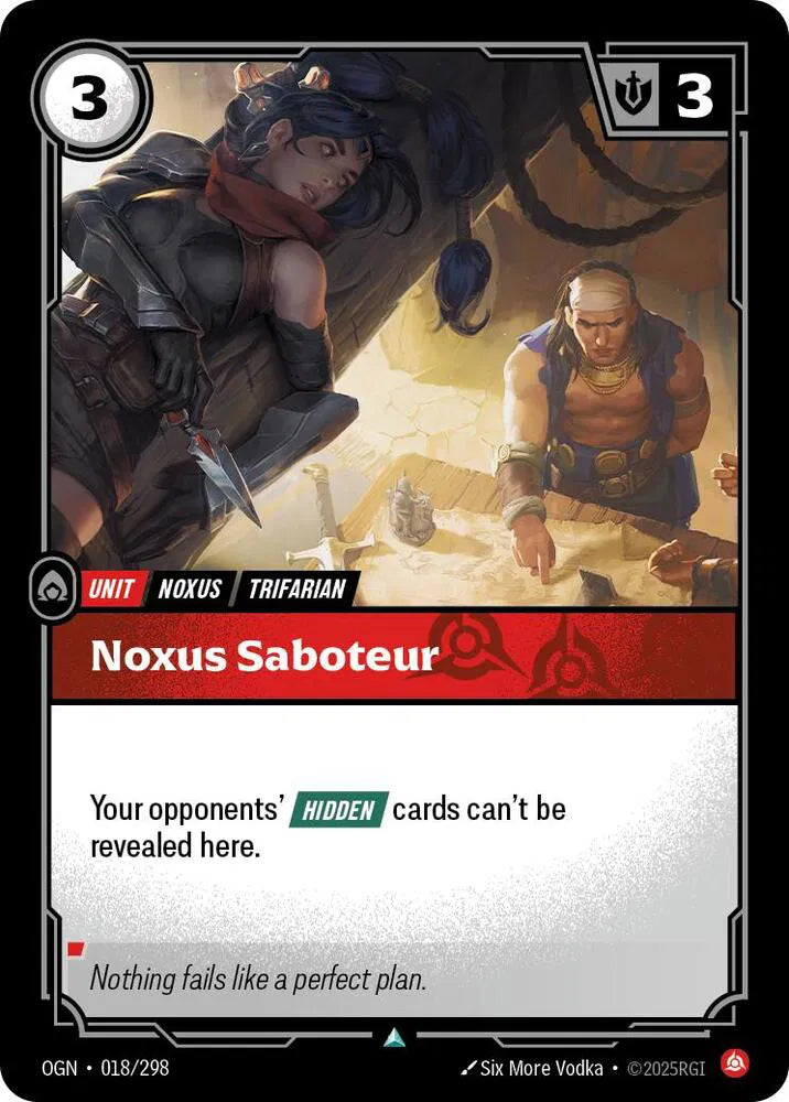 Noxus Saboteur 018/298 · Normal (Origins)