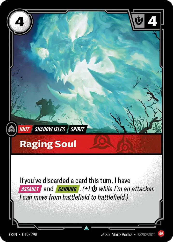 Raging Soul 019/298 · Normal (Origins)