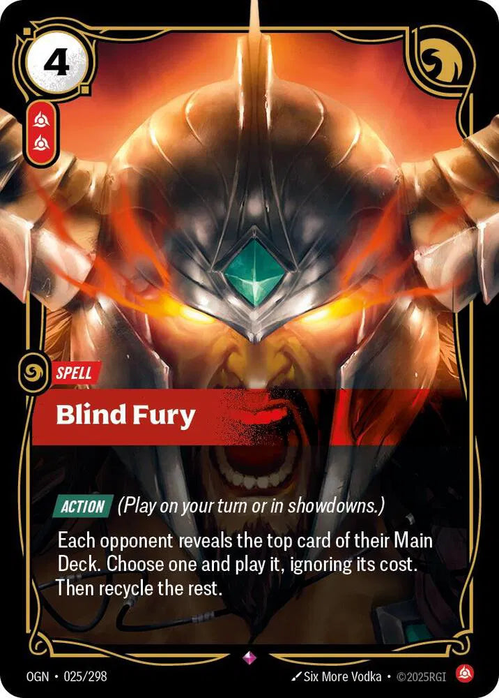 Blind Fury 025/298 (Origins)