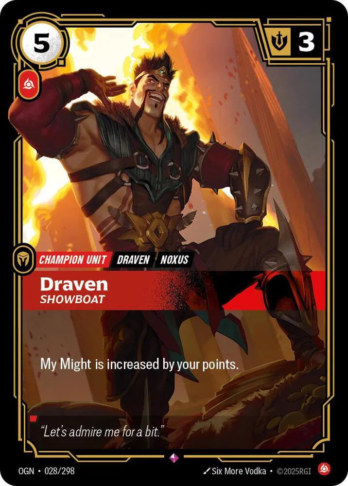 Draven - Showboat 028/298 (Origins)