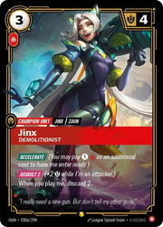 Jinx - Demolitionist (Alternate Art) 030a/298 (Origins)