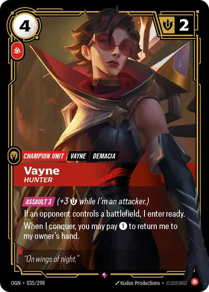 Vayne - Hunter 035/298 (Origins)