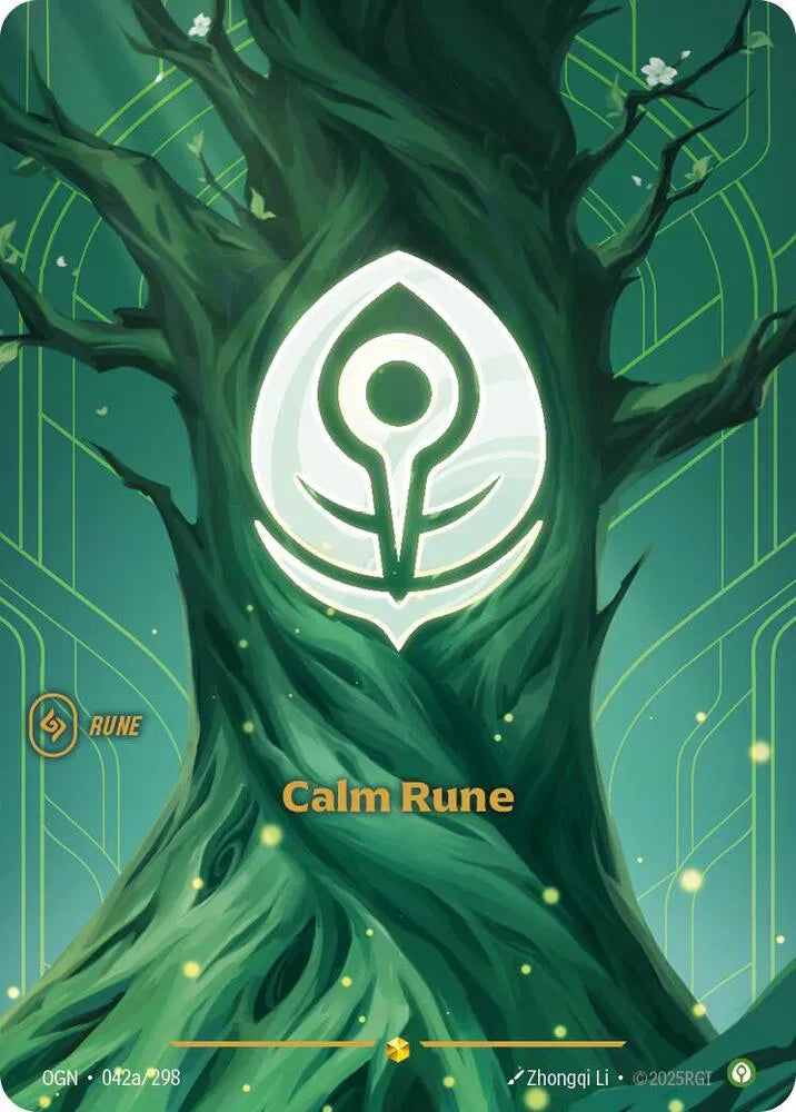 Calm Rune (Alternate Art) 042a/298 (Origins)