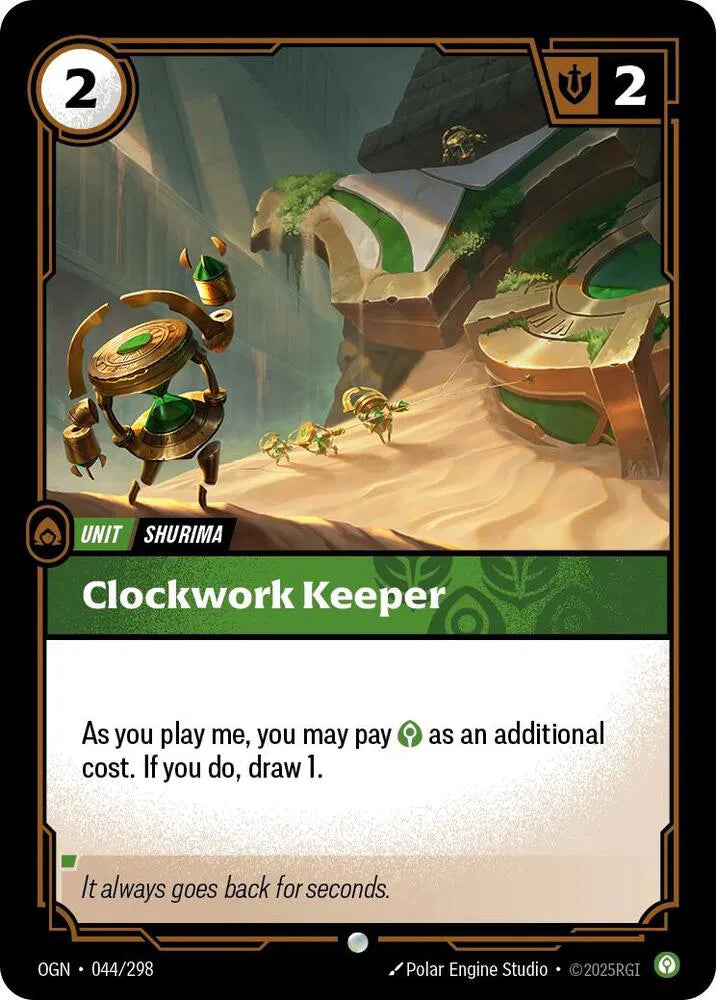Clockwork Keeper 044/298 · Normal (Origins)