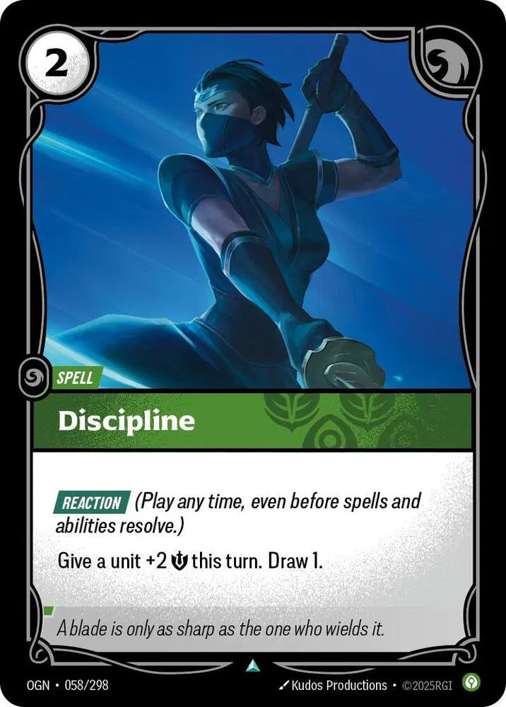 Discipline 058/298 · Foil (Origins)
