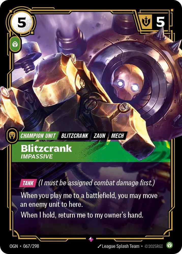 Blitzcrank - Impassive 067/298 (Origins)
