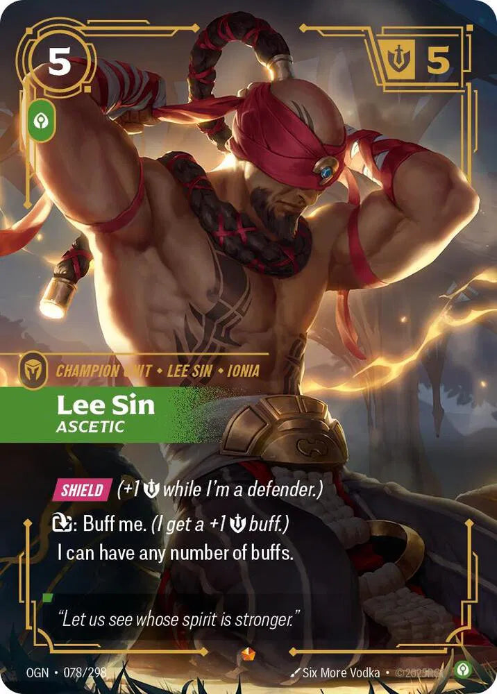 Lee Sin - Ascetic 078/298 (Origins)