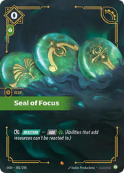 Seal of Focus 081/298 (Origins)