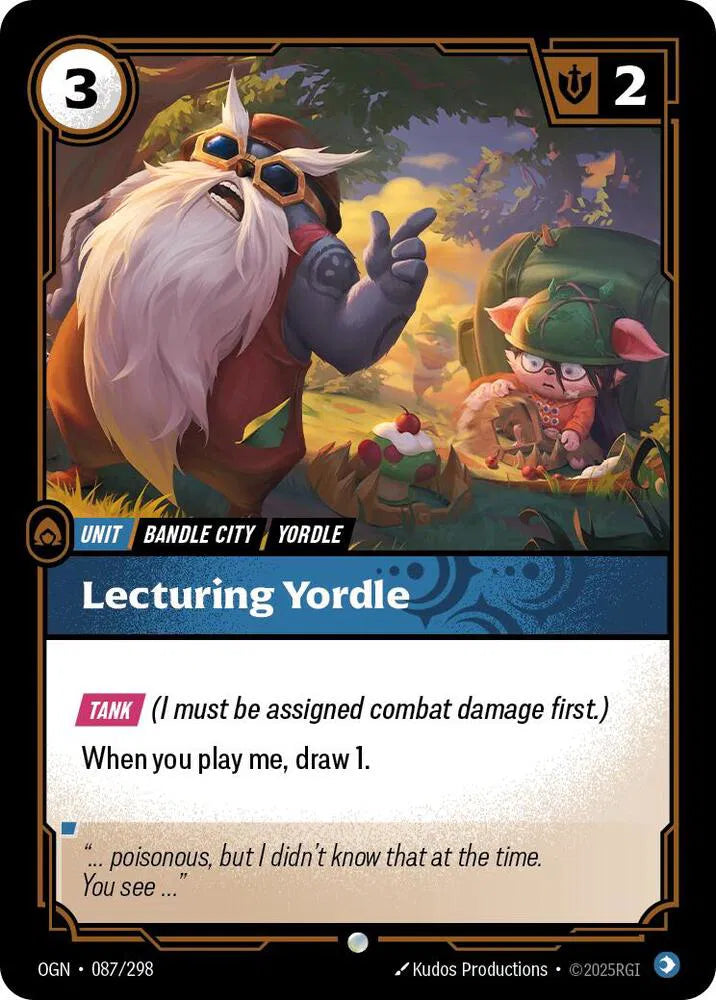 Lecturing Yordle 087/298 · Normal (Origins)
