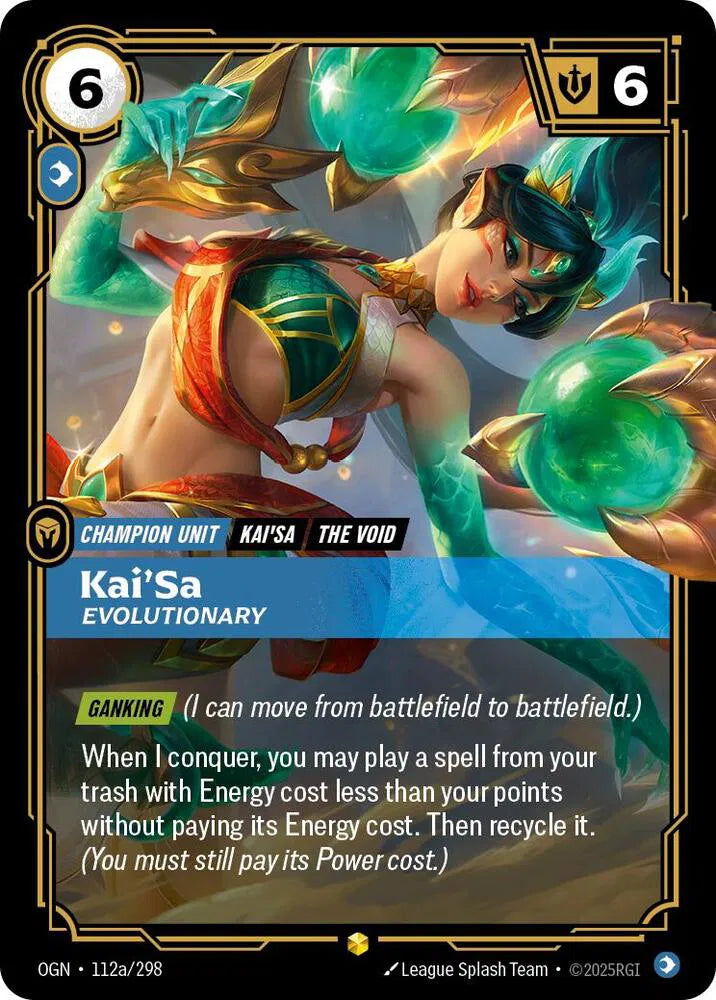 Kai'Sa - Evolutionary (Alternate Art) 112a/298 (Origins)