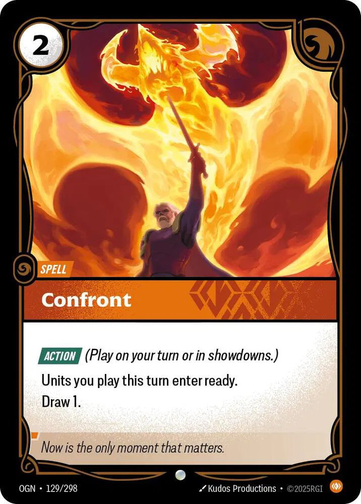 Confront 129/298 · Foil (Origins)