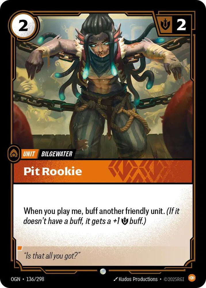 Pit Rookie 136/298 · Normal (Origins)