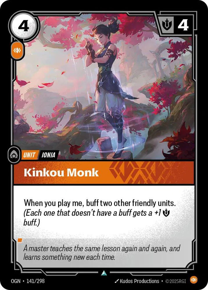 Kinkou Monk 141/298 · Foil (Origins)