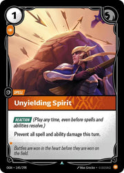 Unyielding Spirit 145/298 · Normal (Origins)
