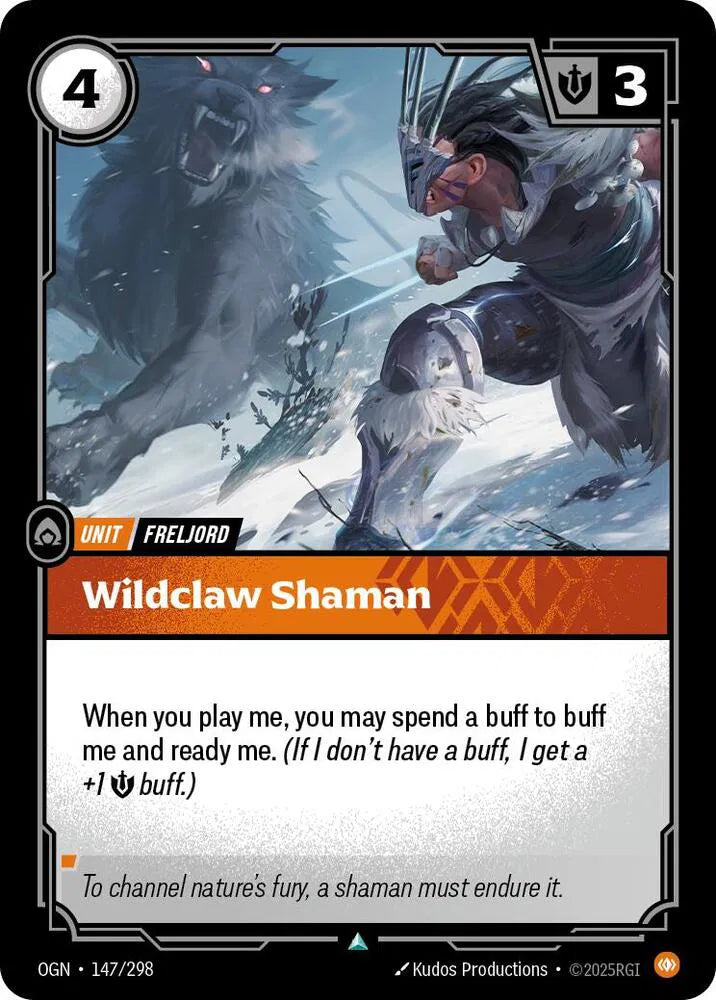 Wildclaw Shaman 147/298 · Normal (Origins)