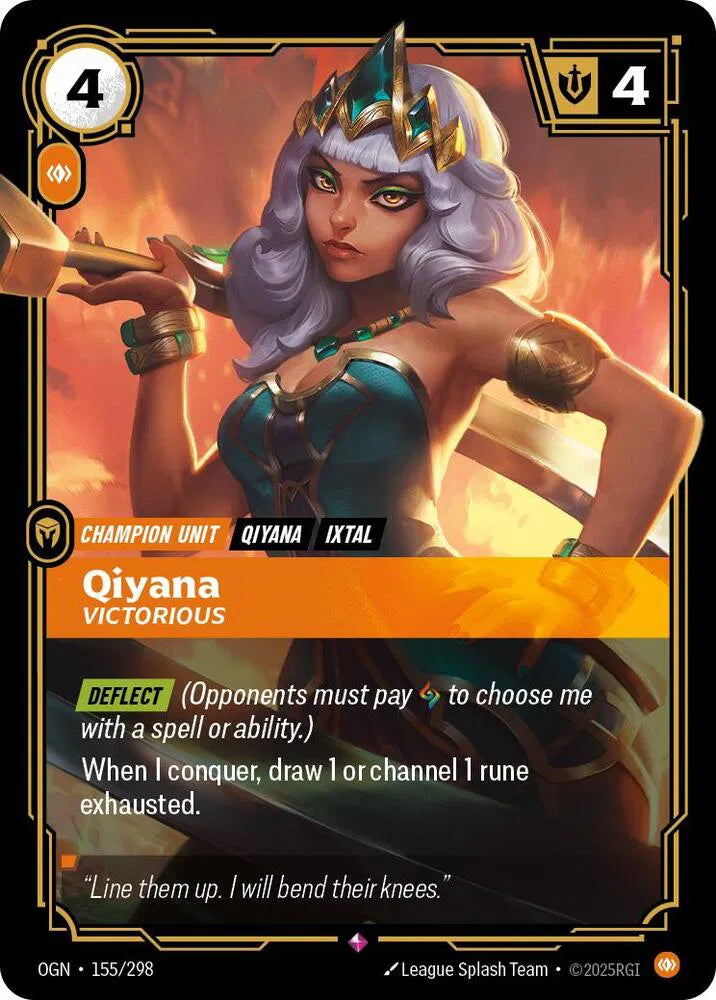 Qiyana - Victorious 155/298 (Origins)