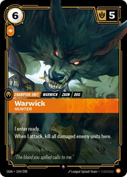Warwick - Hunter 159/298 (Origins)