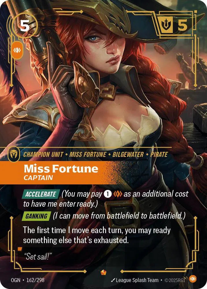 Miss Fortune - Captain 162/298 · Foil (Origins)