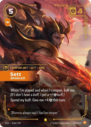 Sett - Brawler (Alternate Art) 164a/298 (Origins)