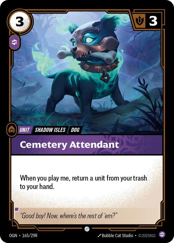 Cemetery Attendant 165/298 · Normal (Origins)