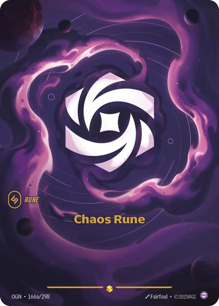 Chaos Rune (Alternate Art) 166a/298 (Origins)