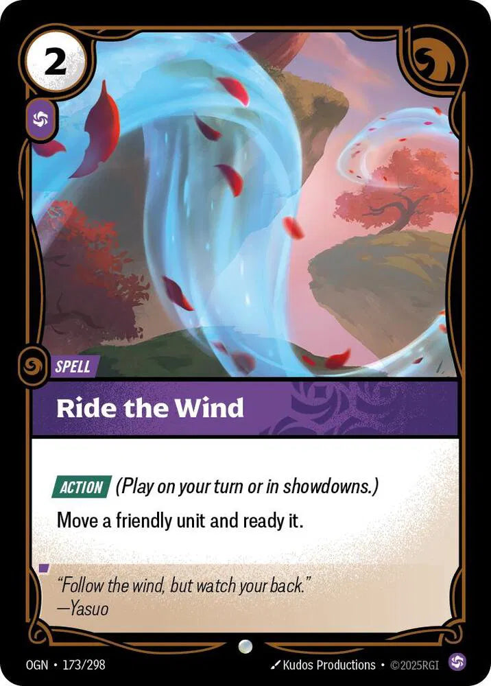Ride The Wind 173/298 · Normal (Origins)