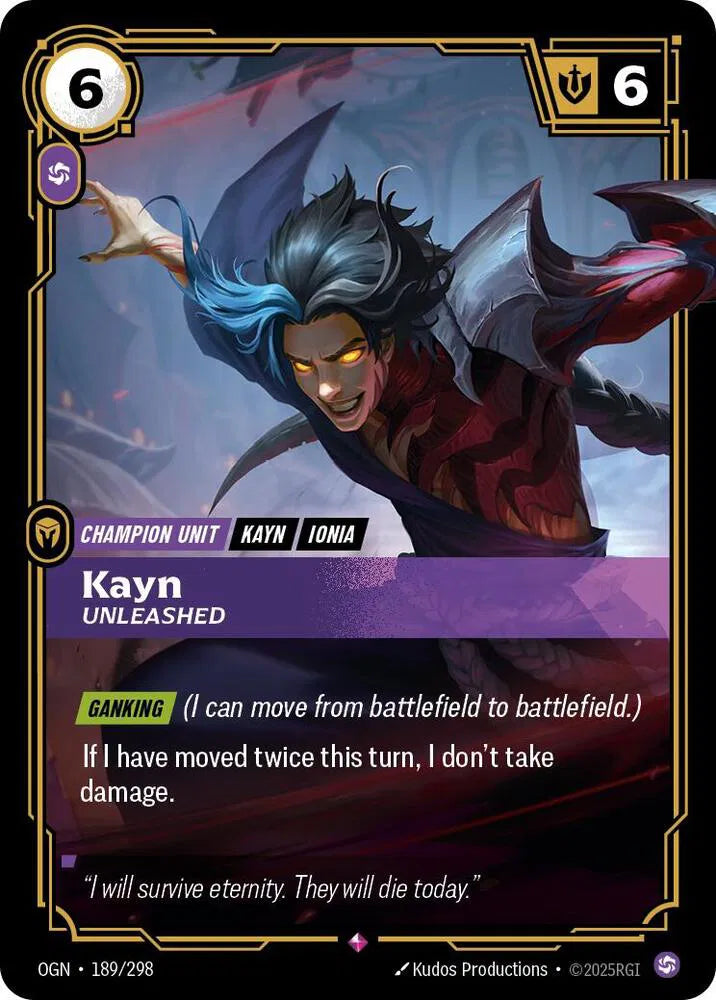 Kayn - Unleashed 189/298 (Origins)