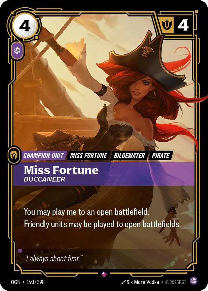 Miss Fortune - Buccaneer 193/298 (Origins)