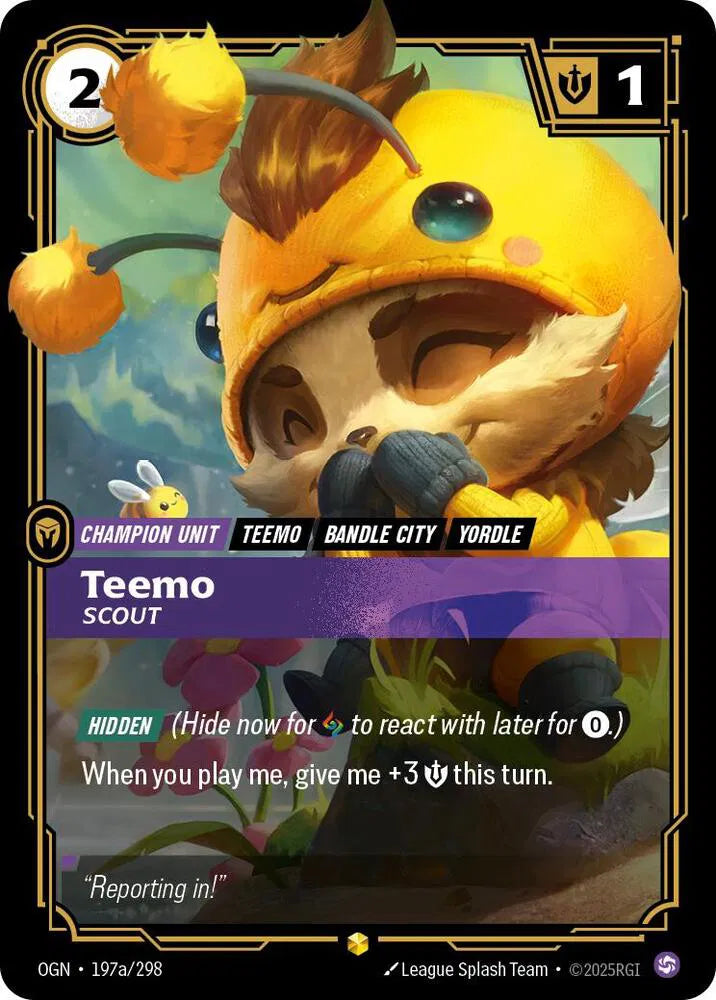 Teemo - Scout (Alternate Art) 197a/298 (Origins)
