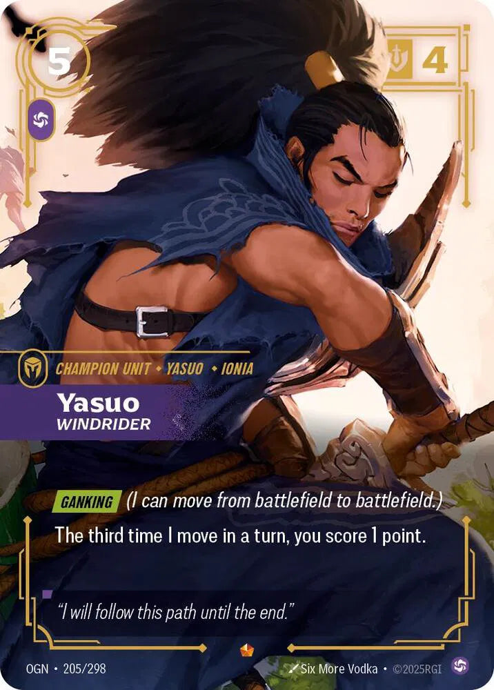 Yasuo - Windrider 205/298 (Origins)