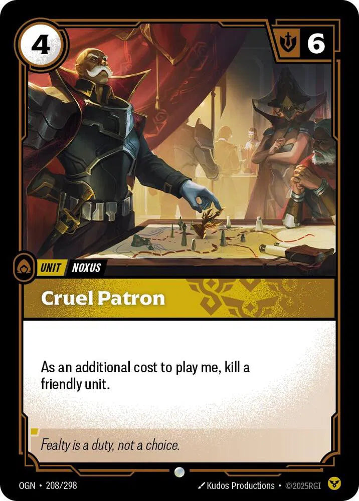 Cruel Patron 208/298 · Normal (Origins)