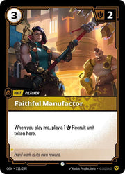 Faithful Manufactor 211/298 · Normal (Origins)