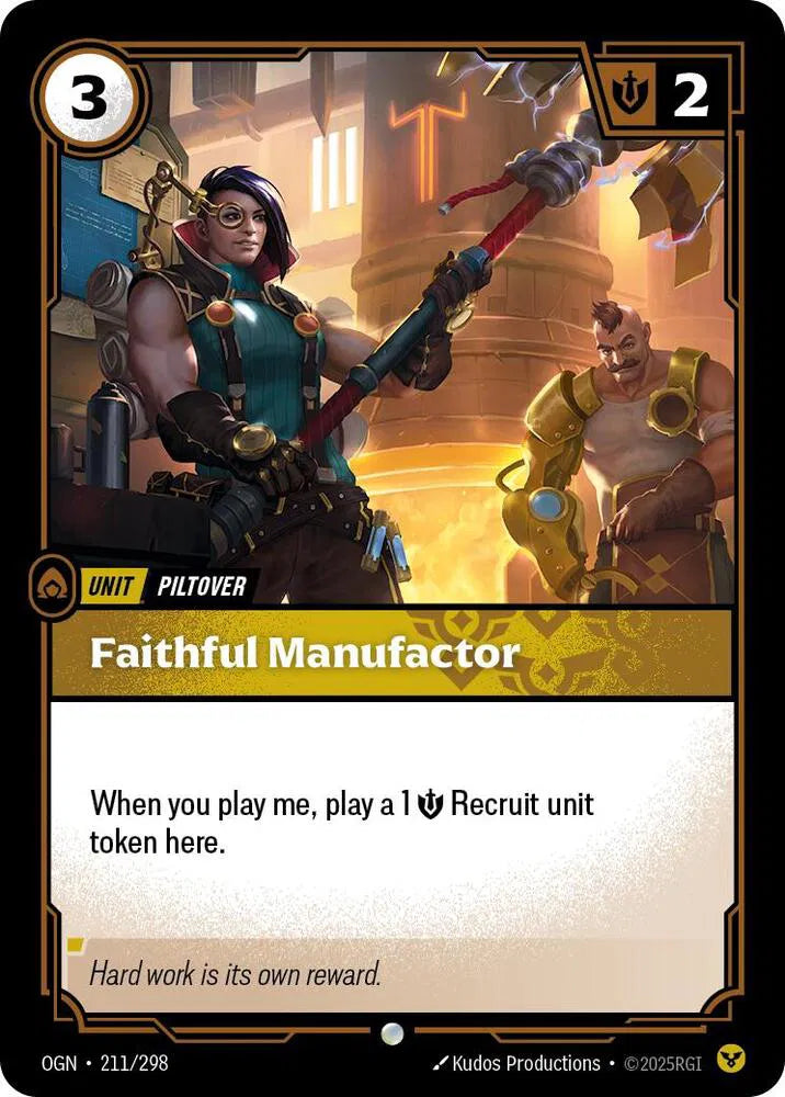Faithful Manufactor 211/298 · Normal (Origins)