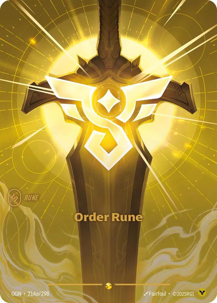 Order Rune (Alternate Art) 214a/298 (Origins)