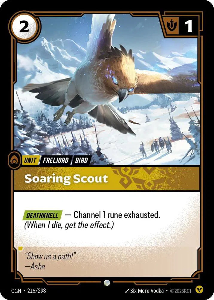 Soaring Scout 216/298 · Normal (Origins)