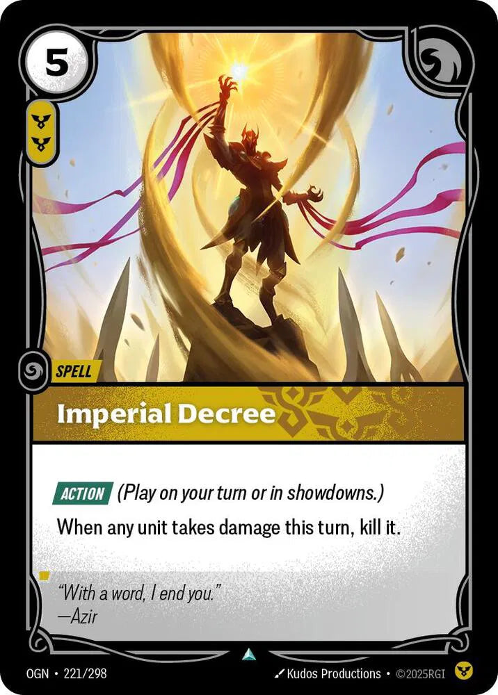 Imperial Decree 221/298 · Normal (Origins)