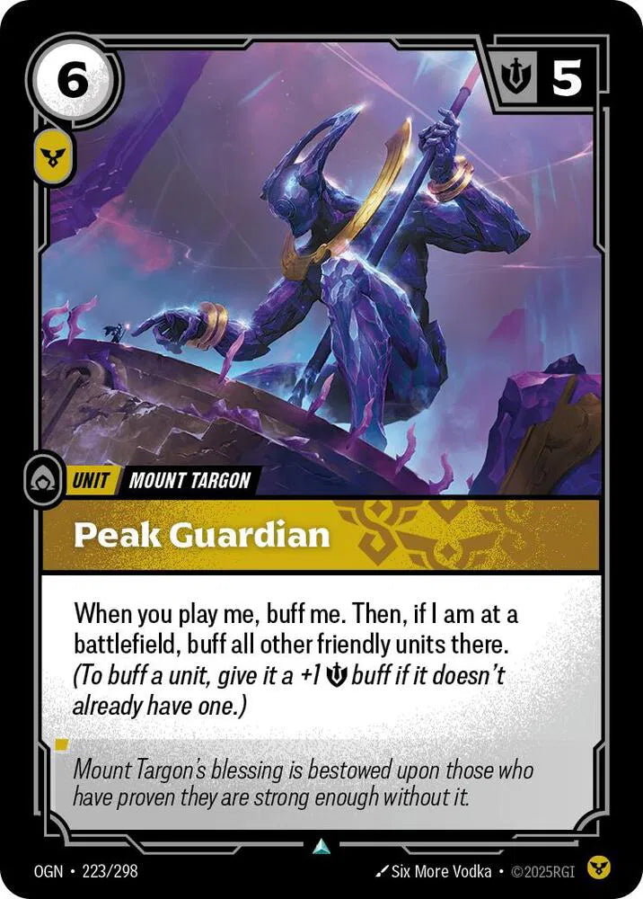 Peak Guardian 223/298 · Normal (Origins)