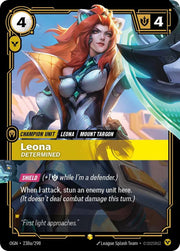 Leona - Determined (Alternate Art) 238a/298 (Origins)