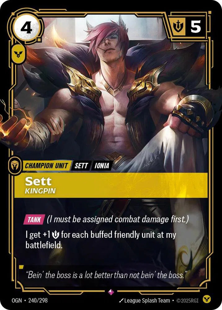 Sett - Kingpin 240/298 (Origins)