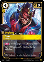 Sett - Kingpin (Alternate Art) 240a/298 (Origins)