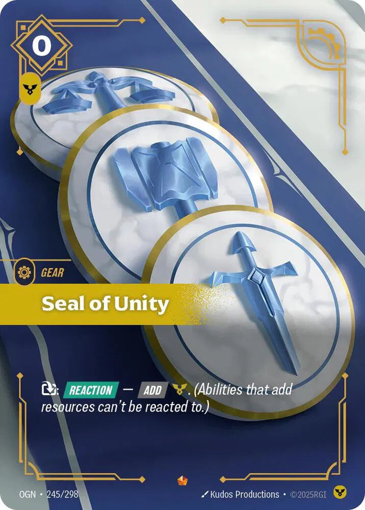 Seal of Unity 245/298 (Origins)